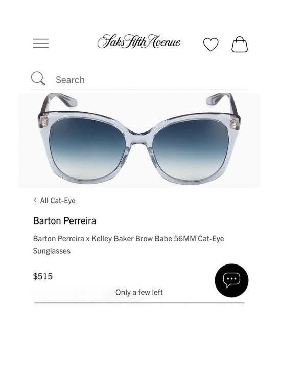 Barton Perreira Accessories - Barton Perreira x Kelley Baker Brow Babe 56MM Cat-Eye Sunglasses